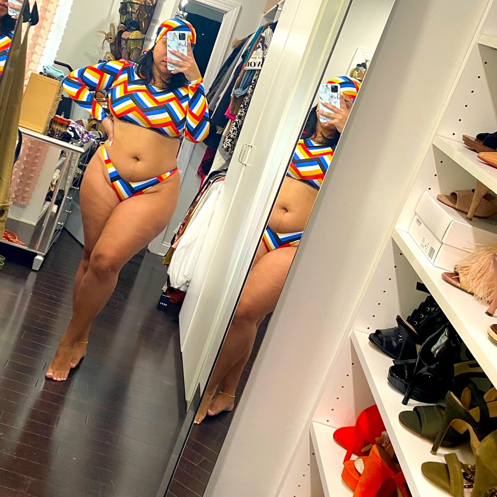 3 piece bathing suit